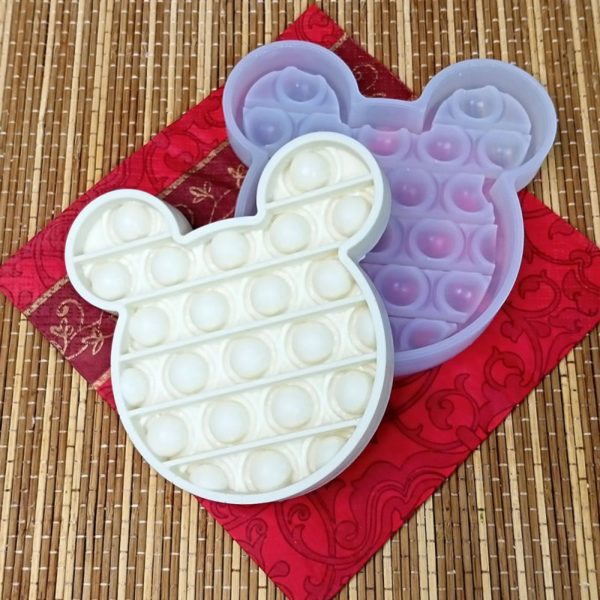 Силиконовая форма "Поп Ит мишки"