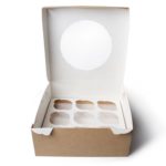 Коробка ECO MUF на 9 капкейков с окном