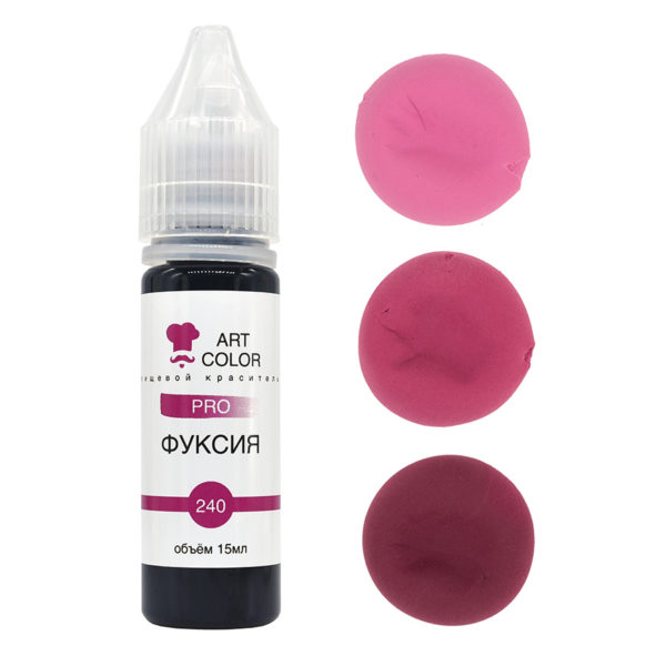 Краситель гелевый Art Color Фуксия, 15мл.