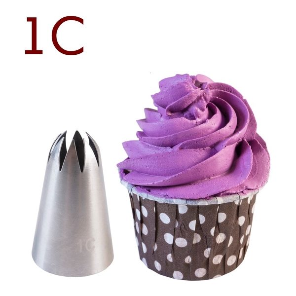 Насадка для кондитерского мешка №1C "Закрытая звезда"