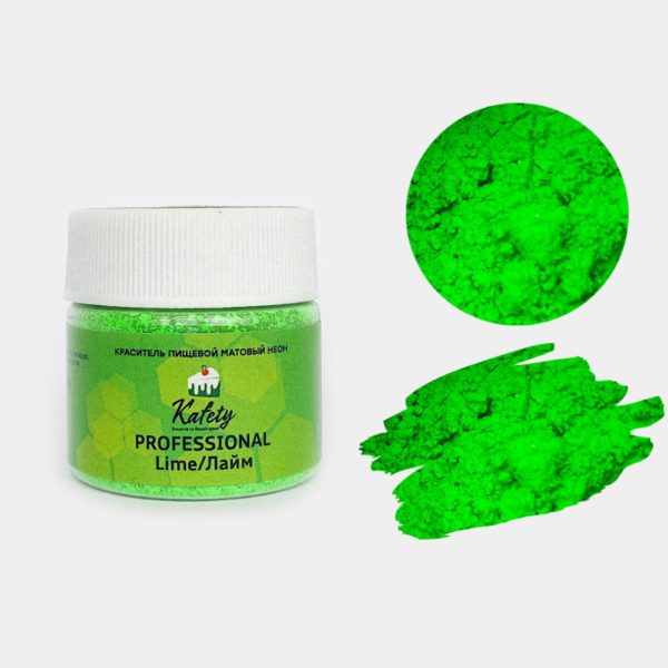 Краситель универсальный Kafety неоновый Лайм, 5г