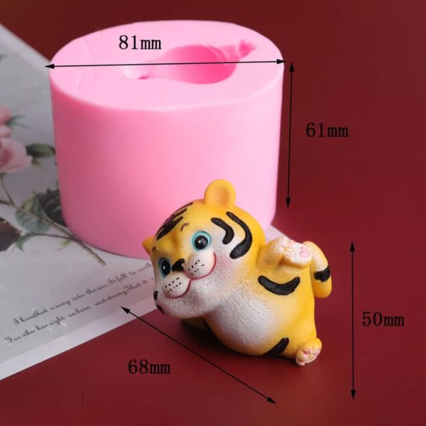 Силиконовый молд 3D «Тигренок 1»