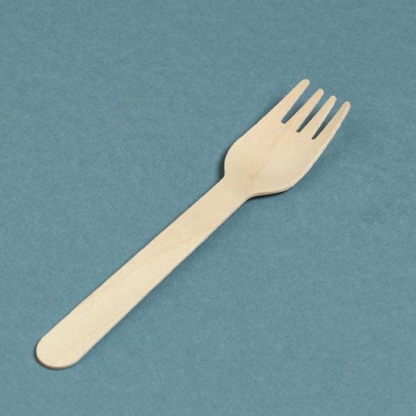 Вилка для мини-торта (деревянная), 1 шт.