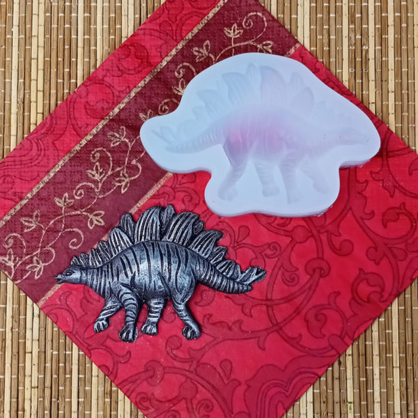 Силиконовая форма 888 "Динозавр Стегозавр"