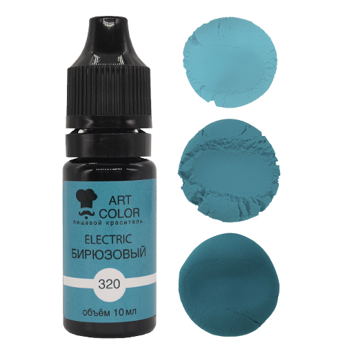Краситель гелевый Art Color ELECTRIC Бирюзовый, 10мл. (Электрик)