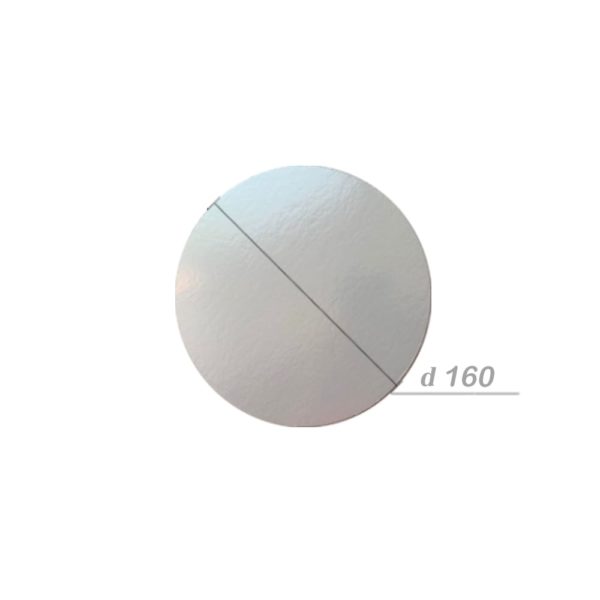 Подложка для торта d160мм h2,5мм белая