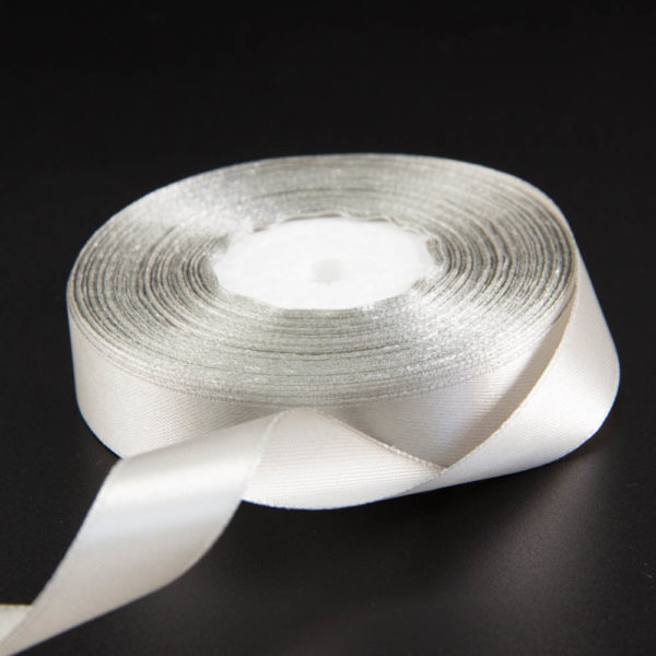 Лента атласная СЕРАЯ (179), 20 мм × 30 м