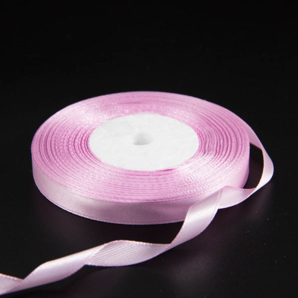 Лента атласная ХОЛОДНАЯ РОЗОВАЯ (175), 10 мм × 30 м