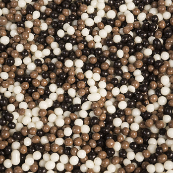 Драже рисовое в глазури (ШОКОЛАДНЫЙ МИКС) мини 100г.