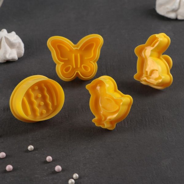 Набор плунжеров кондитерских «Малыши», 4 шт