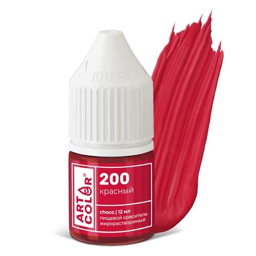 Краситель Art Color choco Красный жирорастворимый гелевый, 12 мл