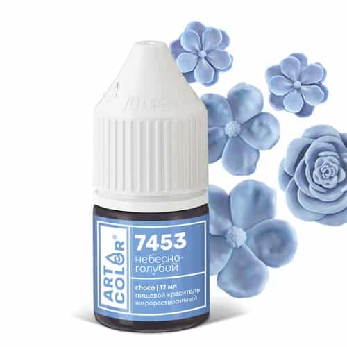 Краситель Art Color choco Небесно-голубой жирорастворимый гелевый, 12 мл
