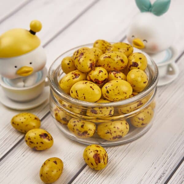 Драже шоколадное с миндалем (ЯЙЦА) желтые, 50г.