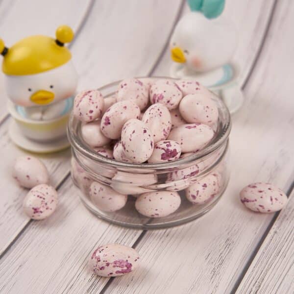 Драже шоколадное с миндалем (ЯЙЦА) сиреневые, 50г.